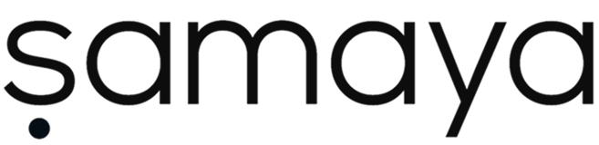 The word 'samaya' in lowercase black modern sans-serif font.